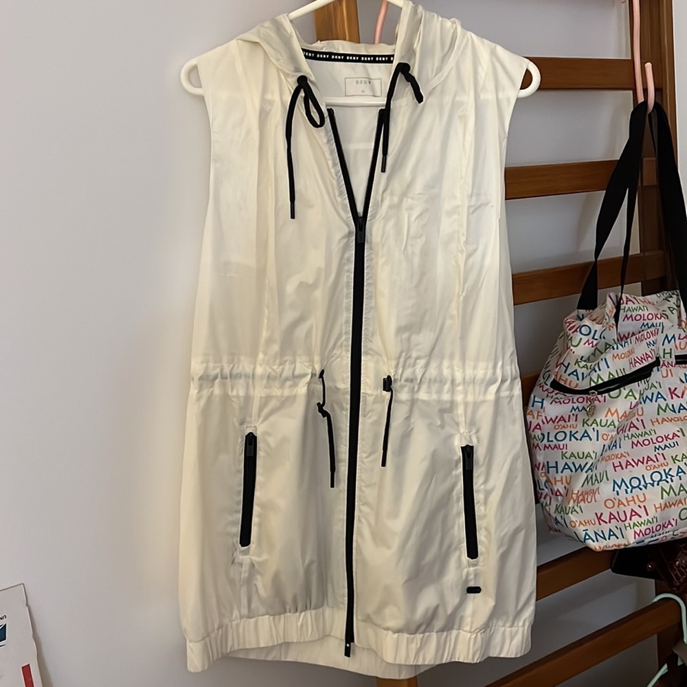 DKNY Vest Hooded